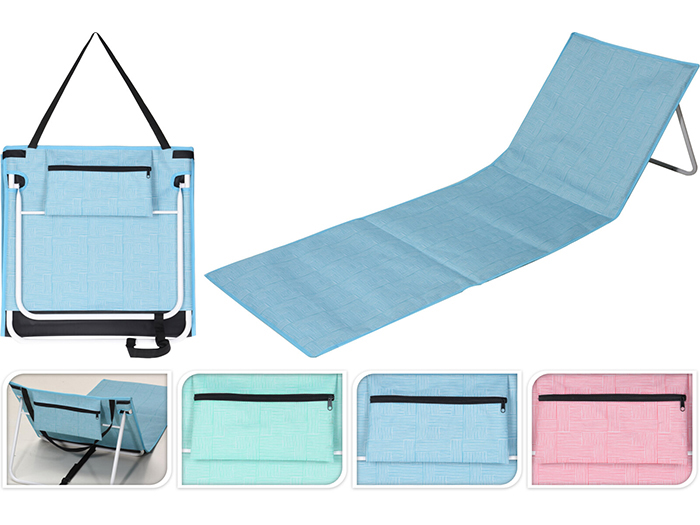 Graphic Folding Beach Chair Mat 3 Assorted Colours - Lava.mt